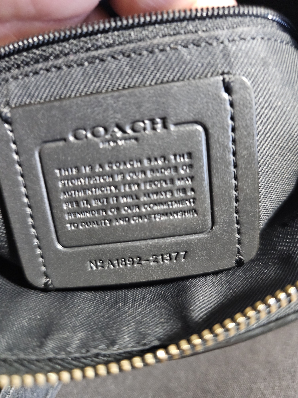 Coach Black Leather Crossbody Bag - Picture 12 of 12